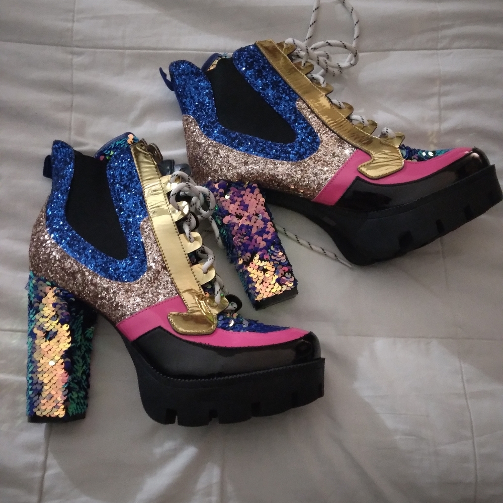 Cape Robbin sequin boots